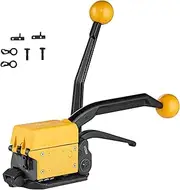 VEVOR Steel Strapping Tool for 13-19 mm Width, 3-in-1 (Tensioner, Crimper, Cutter) Manual Belt Packaging Banding Machine Packaging Metal Steel Strapping Banding Tool Machine for Stainless Steel Strap