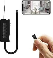 Spy Camera Module Wireless Hidden Camera WiFi Mini Cam HD 1080P DIY Tiny Cams Small Nanny Cameras Home Security Live Streaming Through Android/iOS App Motion Detection Alerts