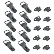Toggle Latch Mini Size Spring Loaded Latch Black - Pack of 10