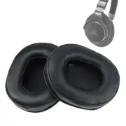 2Pcs Sponge Earmuff For Audio-Technica Ath-M50 / M40 / M50X / Msr7 - Sheepskin-Black