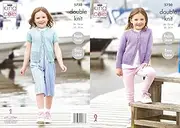 King Cole 5750 Child DK Cardigan Knitting Pattern, Multi, 22'' - 30''