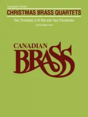Canadian Brass Christmas Quartets Conductor's Score Brass Ensemble NEW 000729767