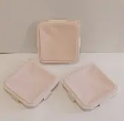 Lot of 3 Target Sandwich Containers Snap On Lid Microwave Dishwasher Safe NEW!