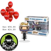 Evel Knievel - Evel Knievel with Motorcycle Pop! Rides Vinyl Figure "New"