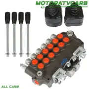 ALL-CARB 6 Spool Hydraulic Backhoe Directional Control Valve 2 Joysticks 21 GPM