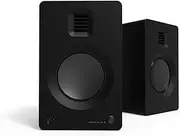 Kanto TUK 260W Powered Bookshelf Speaker with Headphone Out, USB DAC, Dedicated Phono Pre-amp, Bluetooth, AMT Tweeter with Aluminum Driver, Matte Black