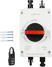 32A 4P PV Direct Current Disconnect Switch Outdoor Dustproof and Waterproof Transfer Switch IP66 Photovoltaic Direct Current Switch