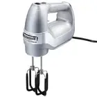 Hand Mixer Speed Electric Blender Mixer Vintage Silver Immersion Held Dough Hook