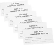 DOITOOL Financial Check Register Large Print Expense Tracker Notebook for Personal and Business Use Streamlined Check Management Ledger for Keeping