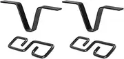 Rain Chain Gutter Clip,Rain Chain Adapter Hook, Standard Mounting Combination