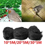 10m/20m/30m Bird Netting Net Anti Pest Commercial Fruit Trees Plant Mesh Black
