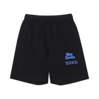 在飛比找PChome24h購物優惠-NCAA 短褲 杜克大學 藍惡魔 黑藍LOGO 風衣 運動短