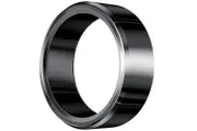 KUMI Smart Ring H1 Zirconium Ceramic & Stainless Steel -Size 12, Black