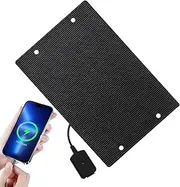 Solar Panel Charger, High-Efficiency Portable Solar Bank, Compact Charging Device for Smartphones & Tablets (7.8x5.24 inches), Ideal for Camping & Hiking