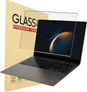 Tempered Glass Screen Protector For 2023 New Galaxy Book 3 Pro 16"/ Galaxy Book 3 Ultra 16"/ Galaxy Book 3 Pro 360 16 inch Touchscreen Laptop, Galaxy Book 3 NP960XFG NP960QFG NP960XFH Laptop, 9H, Tempered Glass Screen Film Guard