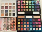 Bh Cosmetics Eyeshadow Palettes Lot of 4 102 Shades Brazil Ibiza Smitten Take me