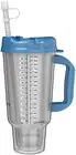 32 oz Double Walled Insulated Car Mug with Straw - Fits in Most Cup Holders