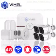 Complete Alarm Home 4G Security System LIVE Monitoring Camera Window Door Sensor