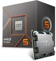 AMD Ryzen 5 8400F Processor (6 Core/12 Threads, 65W TDP, AM5 Socket, 22MB Cache, up to 4.7GHz max Boost Frequency, with Wraith Stealth Cooler)