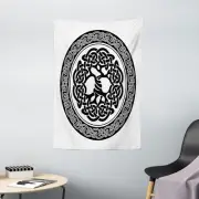 Celtic Tapestry Native Tree of Life Art Print Wall Hanging Decor