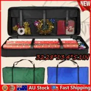 Christmas Xmas Wrapping Wrap Organizer Paper Storage Bag Tidy Gift Decoration JC