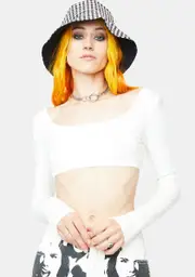 [Edikted] Sydney Ribbed Open Back Crop Top