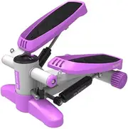 Under The Desk Stand Up Exercise Bike, mini Elliptical Stepper Pedals with Adjustable Resistance and LCD Display, Home F