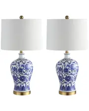 JONATHAN Y Jennifer 25.75in Ceramic Metal LED Table Lamp