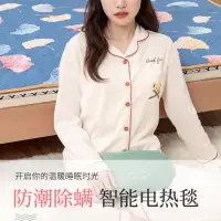 在飛比找蝦皮商城精選優惠-電熱毯親服棉加熱毯智能雙控暖身毯家用電熱墊護膝雙人雙控1.8