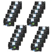 20PK 3/4" Compatible with Brother TZ243 TZe243 Blue on White Label Tape P-Touch