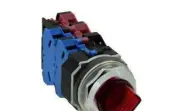 ASLD321140DNUR IDEC Switches, TWND Series Switch, 30mm SS 3pos SRL 12V 4NO Red