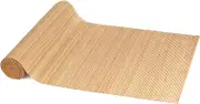 BambooMN Carbonized Bamboo Matchstick Natural Table Runner, Home Décor, 2 Pieces