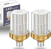 MAILIHAO E27 LED 30 W Super Bright Corn Cob Warm White 3000 K 3500 LM (250 W Equivalent to Bulbs) Corn Lamps LED Bulbs for Factory Warehouse Garage Yard Not Dimmable Pack of 2
