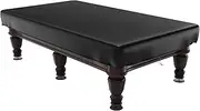Billiard Pool Table Cover Waterproof, 8FT Ping Pong Table Cover Outdoor 600D Heavy Duty Oxford Fabric for All Season Sun Rain Snow Dust Protection, Black
