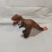 Wild Republic Tyrannosaurus Rex Plush T-Rex Dinosaur Vinyl Rubber Mouth 18" long