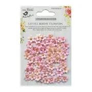 Little Birdie Beaded Micro Petals 60/Pkg-Pearl Pink CR69383