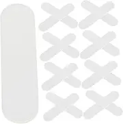 DECORNIJIA 50pcs Nail Display Board Nail Art Display Nail Stand for Painting Nails Gel Nail Accessories Nail Accessories for Nail Technician Nail Color Display Nail Holder Acrylic Transparent
