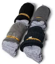 Cat Beanie/Sock Pack, Caterpillar, sock, beanie, bundle, Truck, workwear