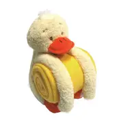 Comfortable Plush Baby Blanket with Toy
