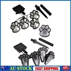 4 Solar Cat Paw Foot Print Lights Garden Outdoors Lantern LED Path Decorative