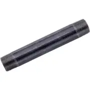 (25)-Anvil 1 In. x 2 In. Schedule 40 Steel Black Iron Nipple Model: 8700140901