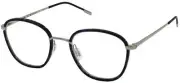 NEW Moleskine MO 2148 Eyeglasses Blue Tortoise Silver 100% AUTHENTIC