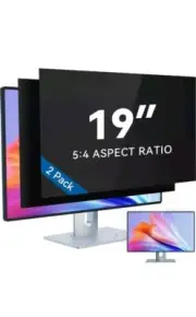 Iprokko 19 Inch Anti Blue Light Glare Computer Privacy Shield For HP Dell 2-Pack