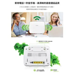 (全新未拆) ZyXEL 合勤 LTE3316-M604 4G寬頻路由器(支援SIM)