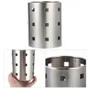Lid Stainless Steel Chopstick Holder Beautiful Utensil Kitchen