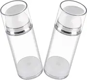PACKOVE Airless Vacuum Pump Bottle Refillable Vacuum Pump Dispenser Bottles Airless Lotion Container Travel Pump Bottles (150ML)