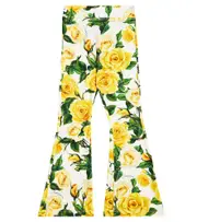 [Dolce & Gabbana Kids] Dolce & Gabbana Kids Floral jersey sweatpants Y 6 white