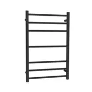 KG 7 Bars Electric Heated Towel Rack Black Round 700x580x112