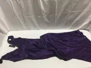 B145 JOSIE NATORI V-Neck 100% Silk Sleeping Gown Purple Womens Size XS