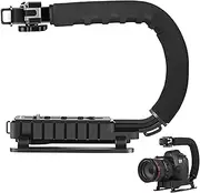 Camera Rig Stabilizer – Lightweight Handle Mount, Vlog shorting Support | Secure Locking Clamp, Steady Frame Balance For Mobile Content Recording, Dslr Filming Gimbal Grip Rig Accessory Rotation Balan